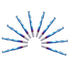 SainSmart Genmitsu 10Pcs Nano Blue Coat Flat Nose End Mill CNC Router Bits, 1/8" Shank Spiral Upcut 2 Flute Set