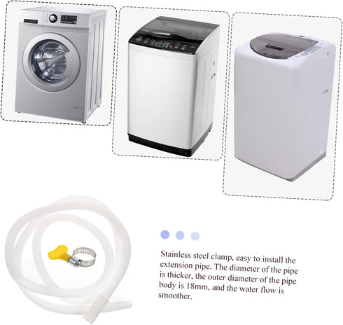 Angoily Portable Air Conditioner Drain Hose for Washing Machine Drain Kit
