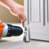 Cloudpower Black(0.8 inches) Swivel Gate Caster Wheels TPE Rubber Furniture Casters on Hardwood Tiles Vinyl Marble