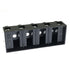 RLECS 500V 20A 5 Position Double Row Screw Terminal Block, Black Electrical Barrier Terminal Strip