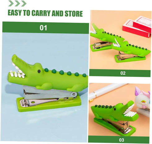 NUOBESTY Mini Stapler, Handheld Stapler, Small Cute Stapler for Students, Home Accessory, Reusable Desk Stapler