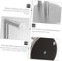 TEHAUX Vertical Paper Towel Rack Storage Roll Paper Holder for Bathroom and Kitchen Non- Base Modern Design for Easy