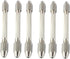 DOITOOL 6 Pcs Mini Vise Drill Model Tools, Hand Auger Miniatures, Double Ended Pin Vise Set