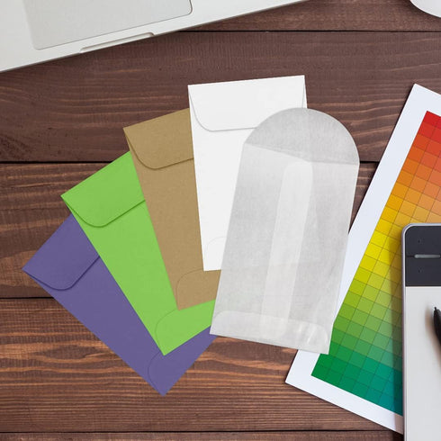 LUXPaper #1 Coin Envelopes | Glassine | 2 1/4" x 3 1/2" | 30lb. Text | 100 Qty