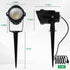 120V 5.9 3 Pack Outdoor Landscape Spotlights, LED Spot Light Waterproof for Garden and Yard Up Lighting, Warm Light