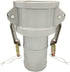 2PCS Global Type C Cam and Groove Hose Fitting, Socket x Hose ID Barbed with 2 PCS Gasket Fitting