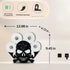 8 Teaeeno Skull Toilet Paper Holder - Animal Toilet Paper Storage, Funny Bathroom Decor, Metal Holder for Extra Rolls