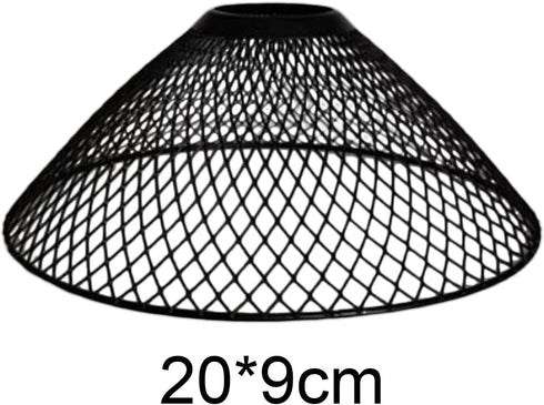 KiBcsLic 20cmx9cm Industrial Enamel Pendant Lamp Shade Green DIY Decorative Fine Craftsmanship for Table Lamp Wall Lamp