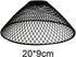 KiBcsLic 20cmx9cm Industrial Enamel Pendant Lamp Shade Green DIY Decorative Fine Craftsmanship for Table Lamp Wall Lamp