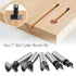 SeonFook 5pcs 1/4" Set 1/4 5/16 3/8 1/2 9/16 Inch Keyhole Router Bit Shank T-Slot Router Bit Cutter with & & & & Blade