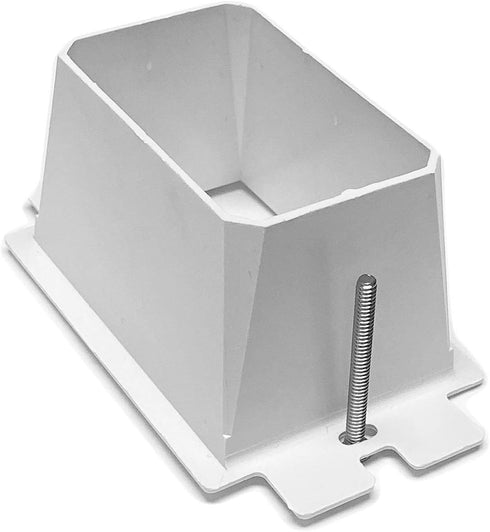 iMBAPrice BE1-1 (1-Gang) Electrical Power Outlet Box Extender - White by iMBAPrice