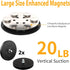 LycoGear 65mm 1 inch Industrial Strength Metal Alloy Dual Diameter Round Heavy-Duty Magnetic Base with Size B AMPS Ball