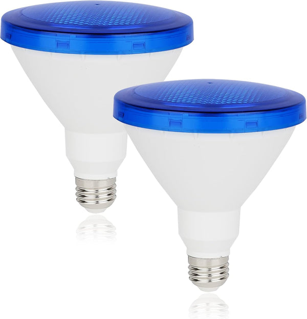 LED Par38 Blue Light Bulb - 15W(100Watt Equivalent) Blue LED Light Bulbs,
