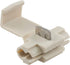 CURT 59906 100-Pack White Scotch Snap Lock Wire Connectors, 18-14 Gauge
