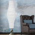 OSALADI Nordic Style Paper Floor Lamp Shade Light Fixture Cover Wide Paper Lamp Shade