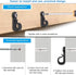30 SELEWARE Q Hanger Hooks for Outdoor String Lights, Christmas Light Hooks with Screw, Indoor Outdoor Light Hooks