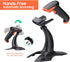Tera Wireless 2D QR Barcode Scanner with Stand, 3 in 1 Bluetooth & 2.4GHz Wireless & USB Wired Barcode Reader, Handheld
