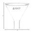 EISCO Powder Funnel, 100mm, 60º Angle, Plain Stem, Borosilicate Glass