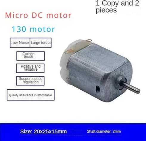 ESXSWYDR 3V6V12V 130/280/365/385/775 775 DC Motor DIY high-Speed Small Motor for Vehicle and Boat Model Toys (Size :