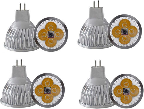 JKLcom 4W LED MR16 Bulbs 12V 4W LED Spotlight Bulb for Landscape Track Light, MR16 GU5.3 Base,12 Volt,4W(35W Equivalent Halogen Replacement),Warm White 3000K,8 Pack by K JINGKELAI