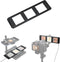 JJC 6x6 Slide Mount Holder, Flip-Through & Magnetic Auto Adsorption Closure, for Film