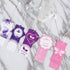 7" 1000 Pcs Hang Tag Nylon White String Snap Lock Pin Loop Fastener Hook Ties with Push Locker