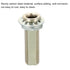 PATIKIL M10 Round Head Hollow Screw Bolts, 4 in 1 / 140Pieces Chandelier Fasteners with Round Head Nut