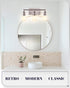 3-Light E26 Hallway(Bulb Vanity Light Fixture, Modern Brushed Nickel Wall Sconce Light Fixture, Industrial Bathroom