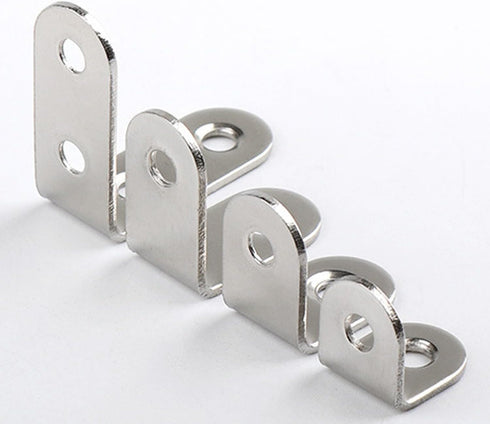 Sets, 90 (40mm*40mm*16mm) L Bracket Stainless Steel Corner Brace Degree Right Angle Bracket with Screws, L Bracket