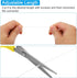 PATIKIL 1.5M 4.9ft 10 Ceiling Pull Chain, Pcs Pulls String Extender with Flower Pendant for Fan Light Chandelier Table
