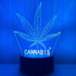 420 Leaf 3D LED Table Lamp, Optical Visual Illusion Night Light for Home Decor