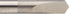 Chicago Latrobe 78485 780 Solid Carbide Spade Drill Bit, 5/32" Size, Round Shank, 118 Degree Conventional Point,