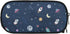 Blue Pencil Case for Boys and Girls, Large Capacity Cute Rocket Origin's Space, 2 Zippers Pouch for School Supplies