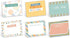 Lunch Box Fill in Sticky Note Assortment, 4" x 3" Encouragement Repositionable Sticky Notes, Set of 6 Love Pads