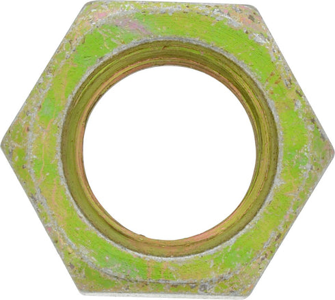 Hillman 50 8 (1/2"-13) 8 Pcs Grade Coarse Thread Hex Nuts | Heavy Duty Hex Nuts for Bolts & Threaded Rods | Yellow