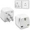 UK to US Plug Adapter, OFOAEEA 2 Pack UK to US America Plug Adapter, Converts All Type G Plugs