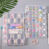 Yinpecly Component Storage Box, 143x100x30mm Plastic Organizer Container with 5 Grids for Electronic Components, Clear