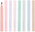 ZEYAR Aesthetic Cute Highlighter Pens, Cream Colors, Chisel Tip, Water Based, Quick Dry, No Bleed, 8 Spring Colors