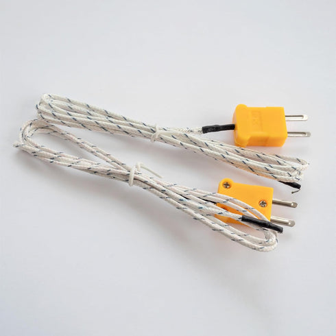 MECCANIXITY Mini T Type Thermocouple Wire Connectors, Male Female Plug Adapter, High Temperature 220°C