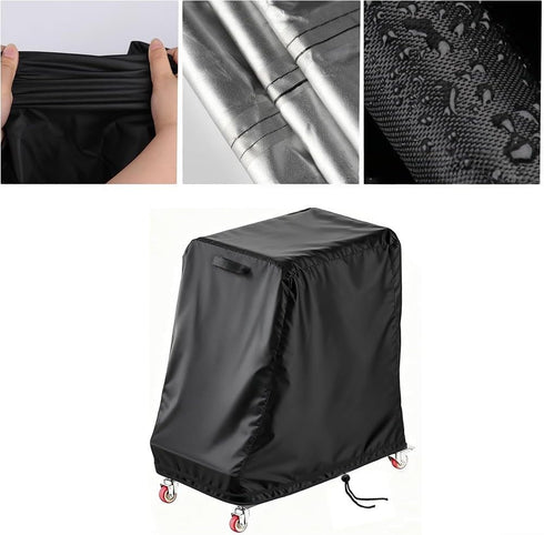 AugustknowU (420D) Oxford Cloth Waterproof Cover for L-Shaped Folding Chair Storage Rack Trolley with UV Resistance