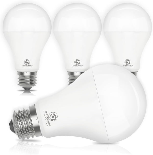 4 Pack Dimmable A21 LED Bulb, 150 Watt Equivalent, Warm White 3000K,