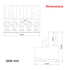 5 Pcs 5.08mm 4 Pin Phoenix Type Connector Green PCB Screw Terminal Block, 4 Pole
