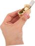 Toyvian Micro Brass Thumb Planer Tool for Violin Making Precision Mini Hand Planer for Woodworking Ergonomic Grip