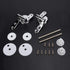 Toilet Seats Hinges, Zinc Alloy Hinge for Toilet Lid Universal Toilet Top Cover Lid Seat Fixings with Screws