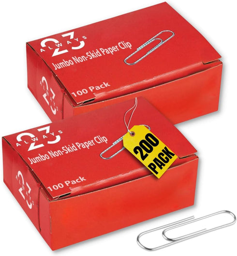 Paper Clips, Silver Paper Clips, 1 200 Pack