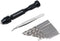 Precision Pin Vise Hand Drill with 25pcs Micro Twist Drill Bits Set for DIY Assembling