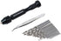 Precision Pin Vise Hand Drill with 25pcs Micro Twist Drill Bits Set for DIY Assembling