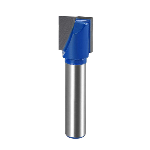 uxcell 13mm Dia 8mm Shank Bottom Cleaning Router Bit, 2 Flutes Carbide Tipped Cutter for Woodworking