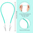 12 Patelai Pcs Silicone Dental Bib Clips Colorful Napkin Clips Bib Holder Dentist Napkin Chain Neck Chain with Lanyard