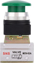 Push Button Pneumatic Mechanical Valve, Aluminum Alloy Body, Compact and Lightweight Structure, Compressed Air